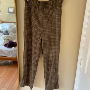 Madewell plaid pants